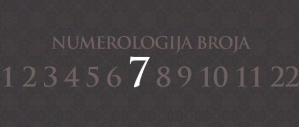 Numerologija za broj 7