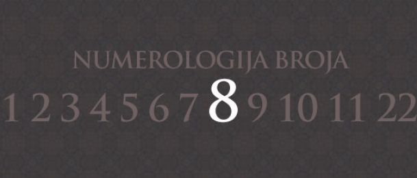 Numerologija za broj 8